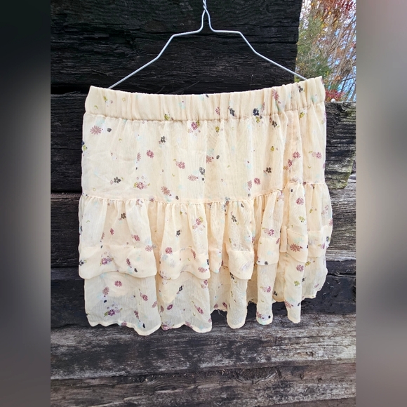 Free People Floral Midi Skirt - Picture 1 of 2